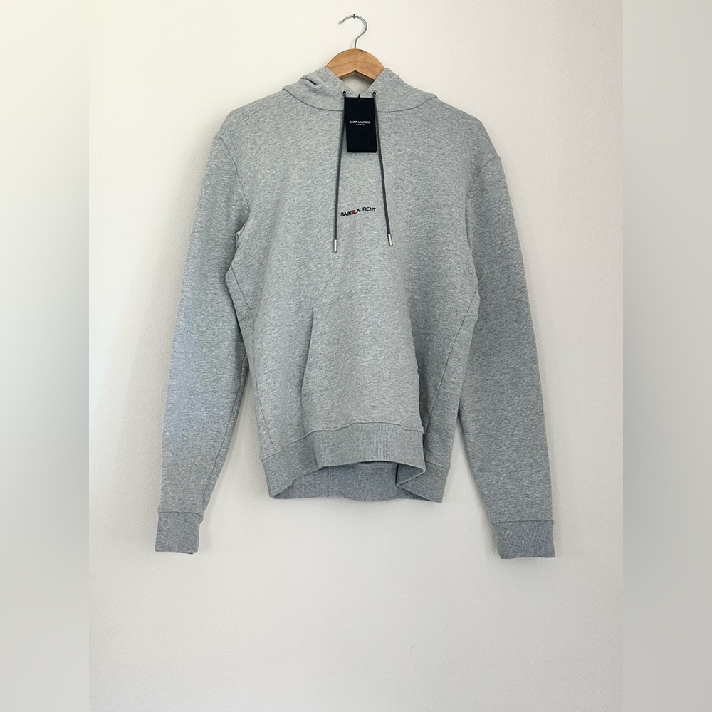 BRAND NEW YSL RIVE GAUCHE LOGO HOODIE